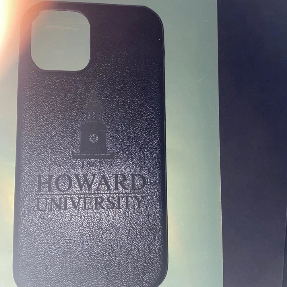 OTM Essentials Leather Case for iPhone 12 • 12 Pro, “Howard University 1867” NWT